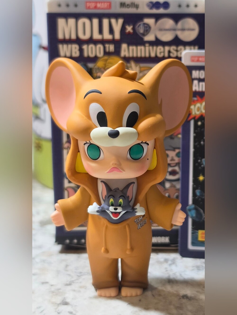Molly X WB 100th Anniversary Jerry & Tom Collectible Figure By Pop Mart - Picture 6 of 10